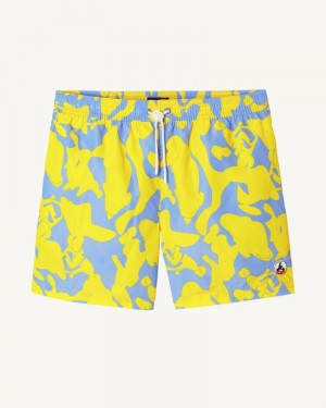 Swim Shorts ανδρικα JOTT Biarritz καμουφλάζ ροζ πορτοκαλι | BXN-2332