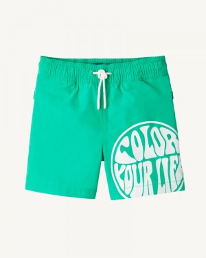 Swim Shorts παιδικα JOTT Cassis πρασινο ασπρα | CHM-3279