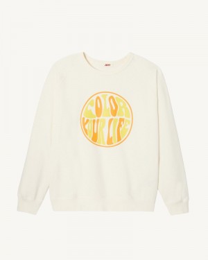 Φούτερ ανδρικα JOTT Camino Organic βαμβακερα Off-white | HIN-5520