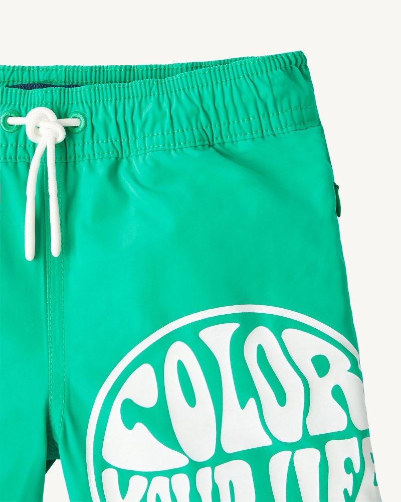 Swim Shorts παιδικα JOTT Cassis πρασινο ασπρα | CHM-3279