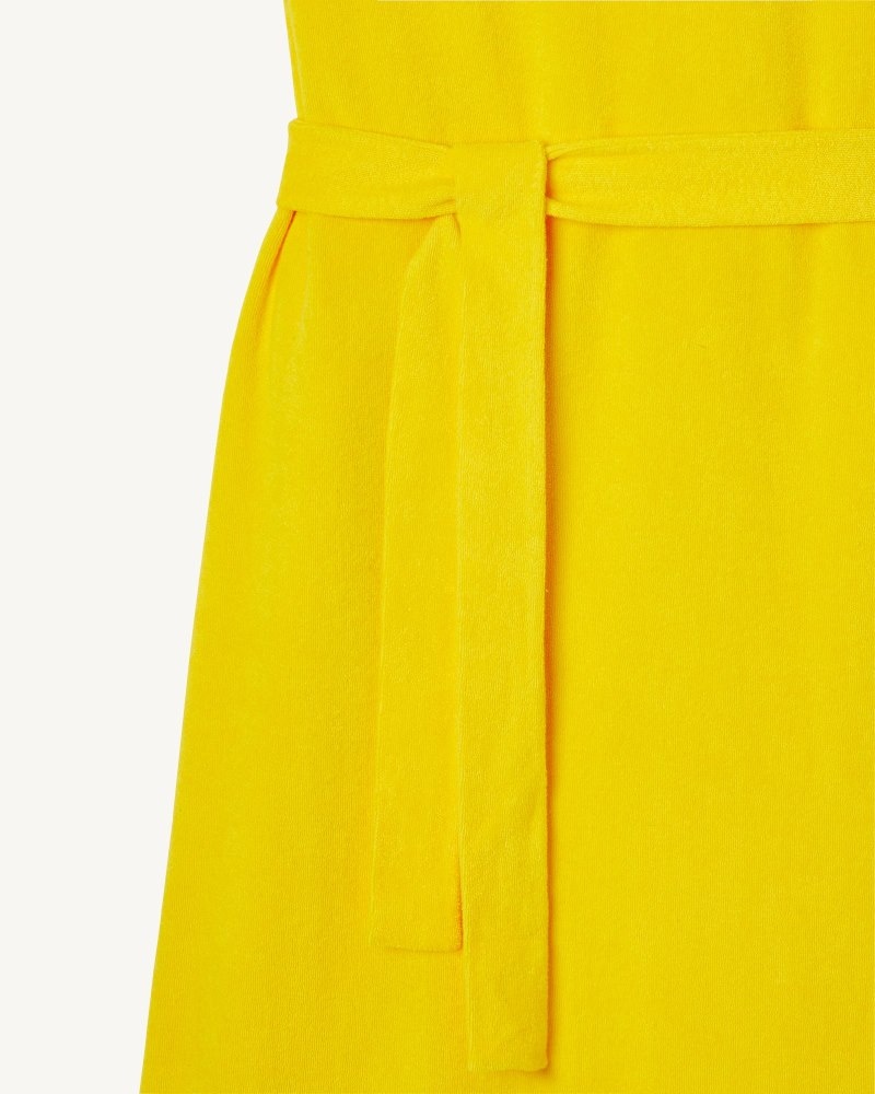 φορεμα γυναικεια JOTT Citron Ibiza Long Belted Terry σκουρο μπλε | CDY-6916