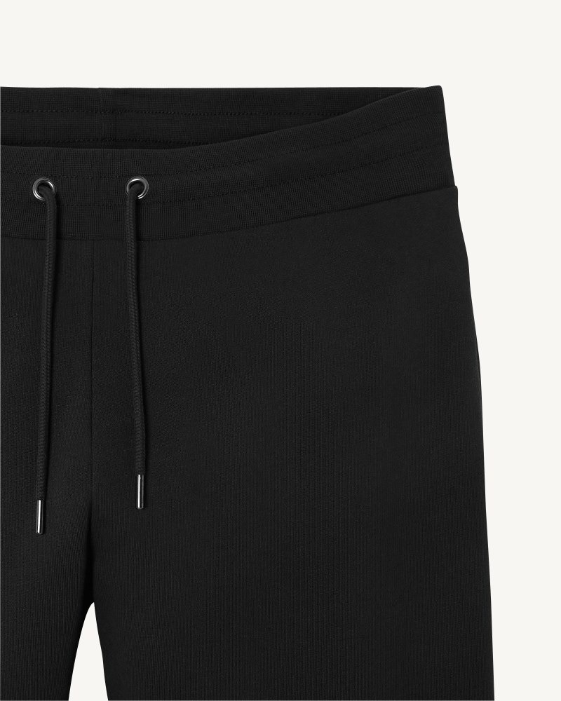 παντελονι jogger ανδρικα JOTT Recycled βαμβακερα Moledo μαυρα | RQC-1259